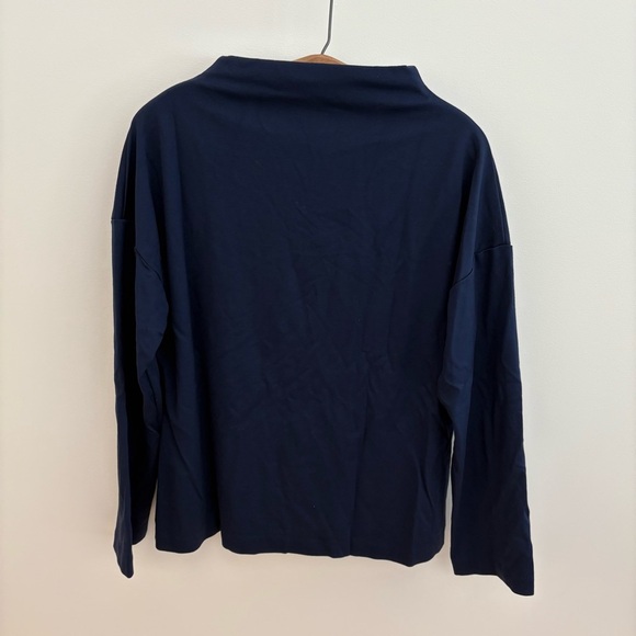 Kal Reiman Rayon Blend Mock Neck Blouse - Picture 3 of 5